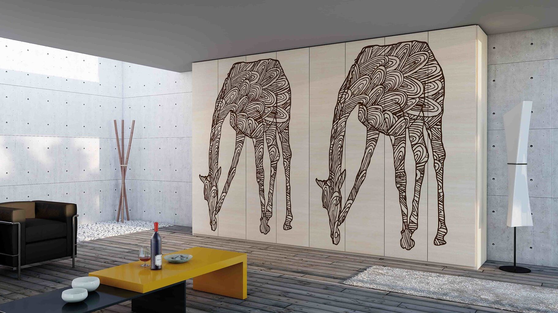 Wallpaper design modular interior 8