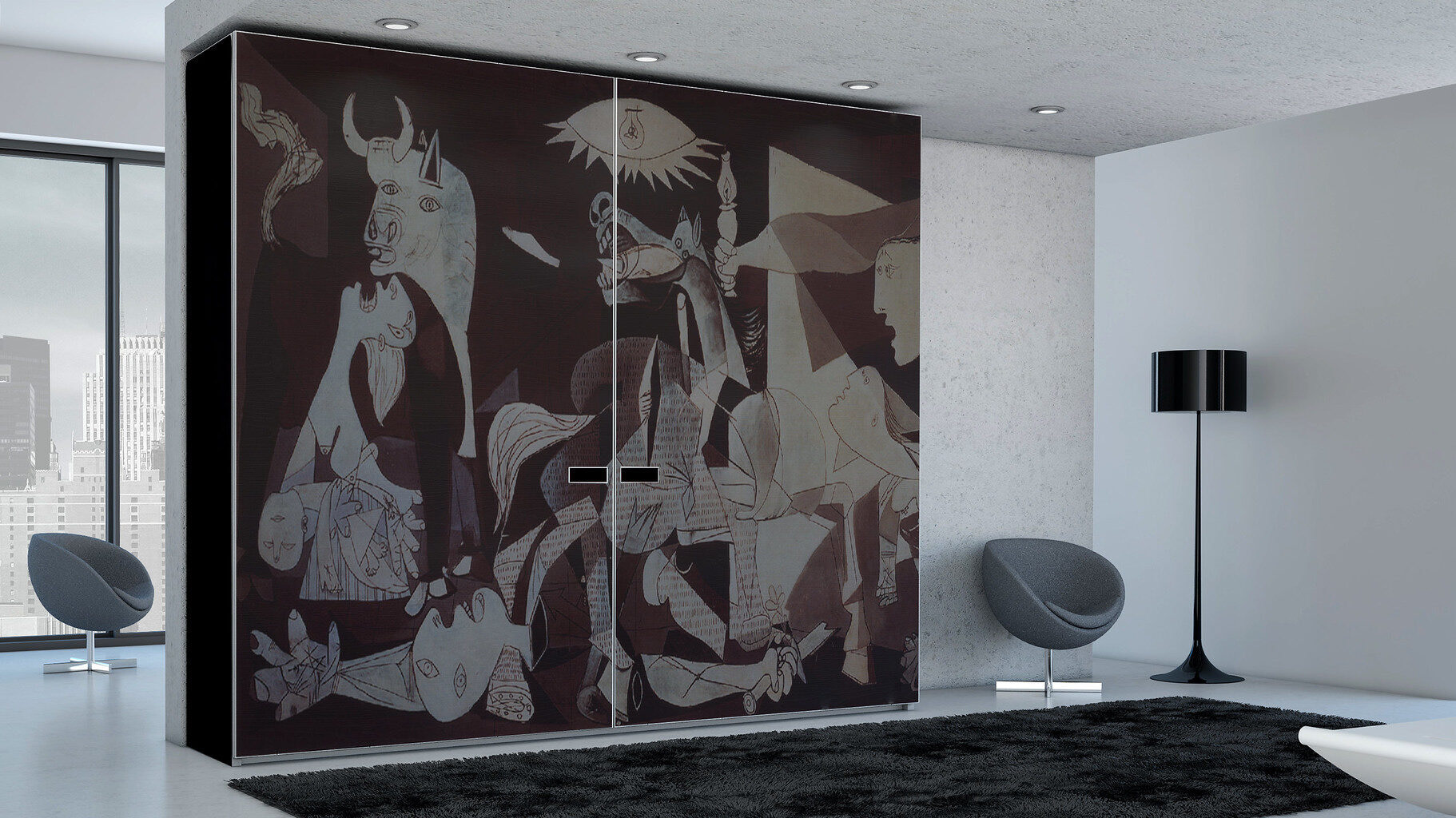 Wallpaper design modular interior 10